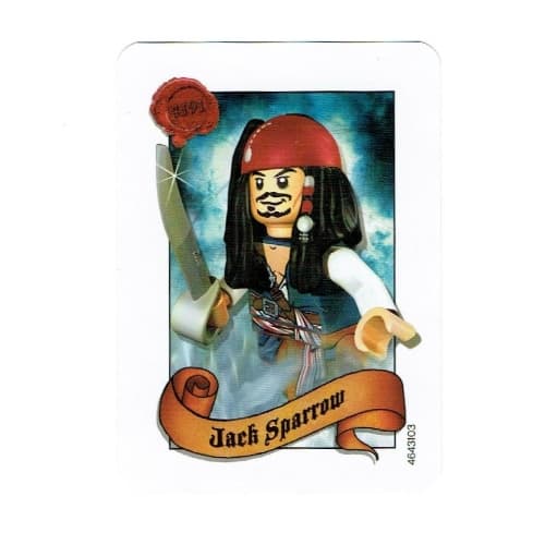 Trading Card, Pirates of the Caribbean - Jack Sparrow
