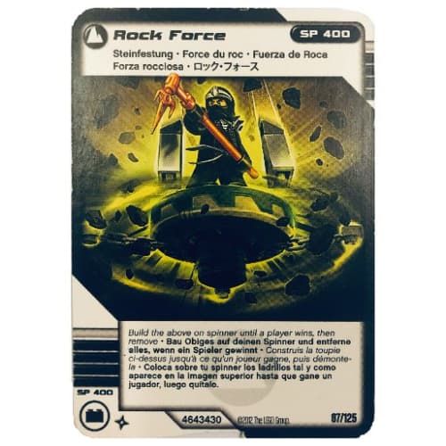 Trading Card, Ninjago Deck #2: 87 - Rock Force - International Version