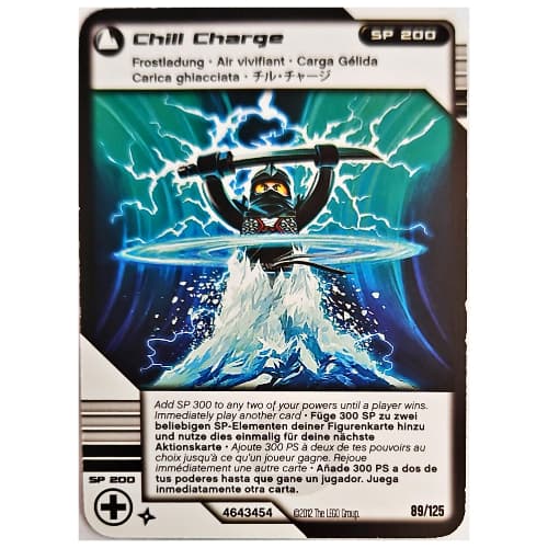 Trading Card, Ninjago Deck #2: 89 - Chill Charge - International Version