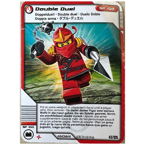Trading Card, Ninjago Deck #2: 43 - Double Duel - North American Version