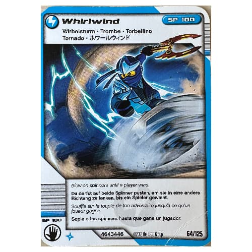Trading Card, Ninjago Deck #2: 64 - Whirlwind - North American Version