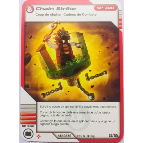 Trading Card, Ninjago Deck #2: 28 - Chain Strike - North American Version