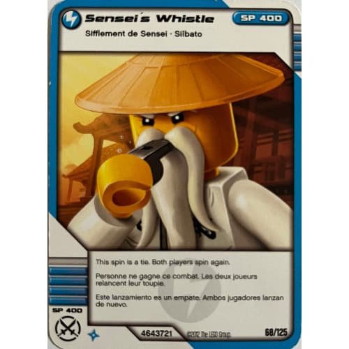 Trading Card, Ninjago Deck #2: 68 - Sensei's Whistle - North American Version