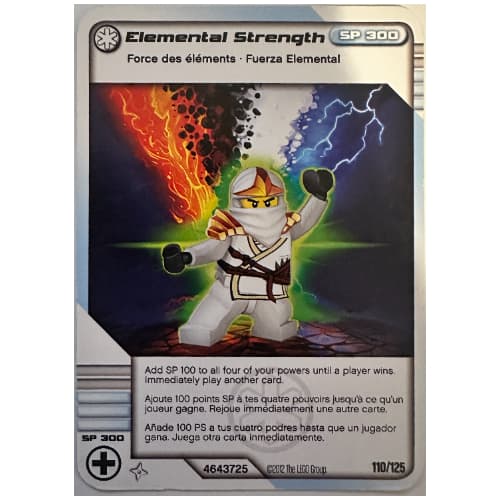 Trading Card, Ninjago Deck #2: 110 - Elemental Strength - North American Version