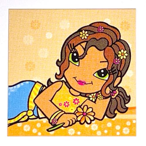 Clikits Insert 4 x 4 with 'Daisy' Holding a Daisy Print