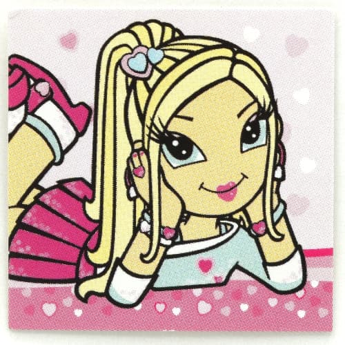 Clikits Insert 4 x 4 with 'Heart' Relaxing Print