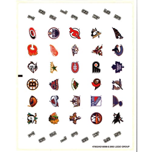 Sticker Sheet 3 for Sets 10127-1, 65182-1