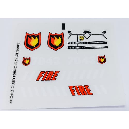 Sticker Sheet for Set 7043-1