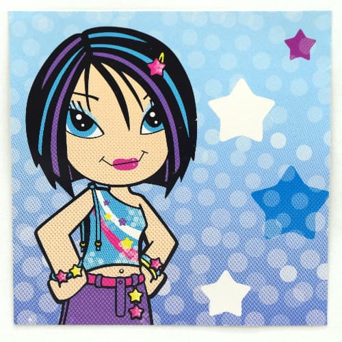 Clikits Insert 10 x 10 for Frame, 'Star' Print