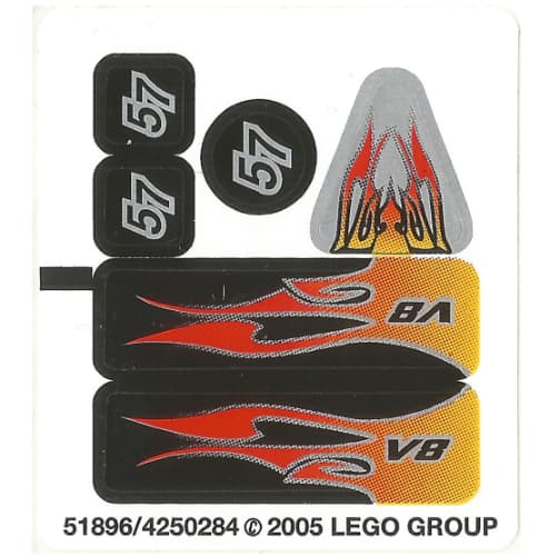 Sticker Sheet for Set 8643-1