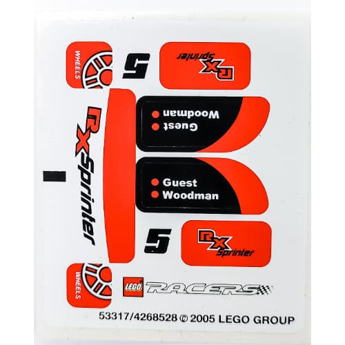 Sticker Sheet for Set 8655-1