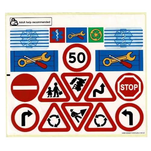 Sticker Sheet for Set 9211-1