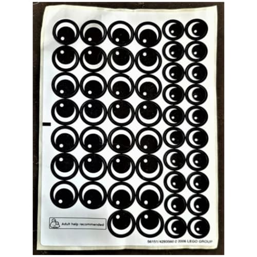 Sticker Sheet for Sets 5419-1, 5481-1, 5486-1, 5488-1, 5492-1, 5538-1, 5548-1, 5511-1, 4540313-1