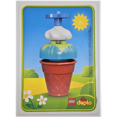 Idea Card, Set 10817-1, Card 1, Ice Cream Cone / Chick Print