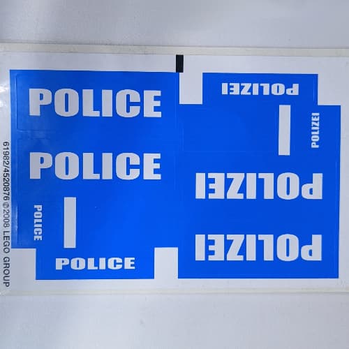 Sticker Sheet for Set 7245-2