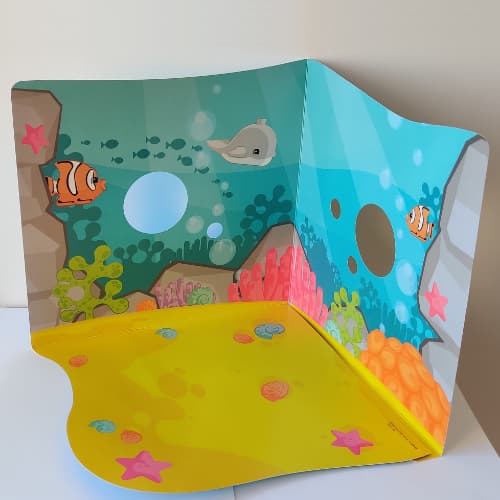 Backdrop, Duplo Ocean Scenery, for Set 10972-1