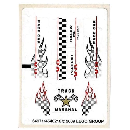 Sticker Sheet for Set 8121-1