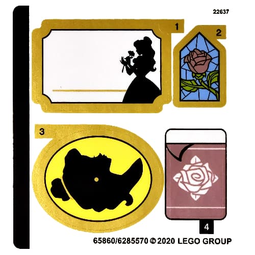 Sticker Sheet 1 for Set 43177-1