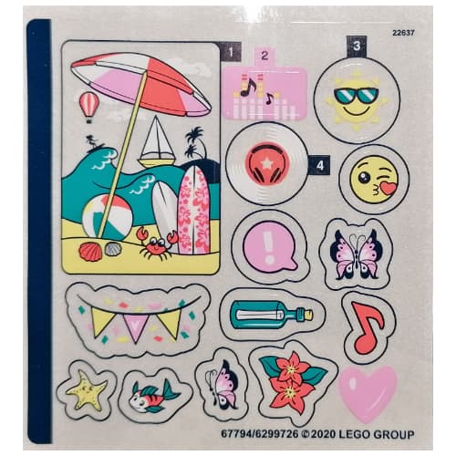 Sticker Sheet for Set 41411-1