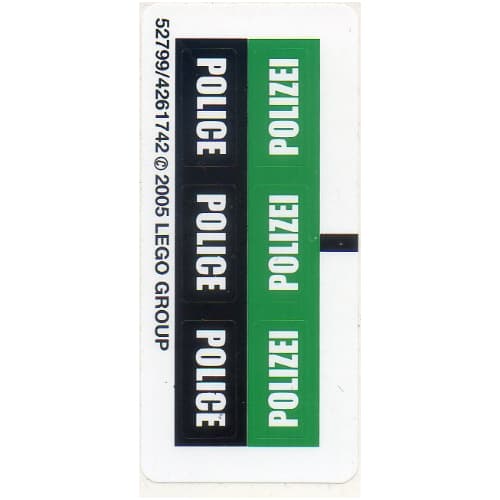 Sticker Sheet for Set 7235-1