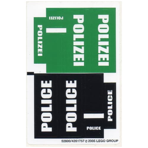 Sticker Sheet for Set 7245-1