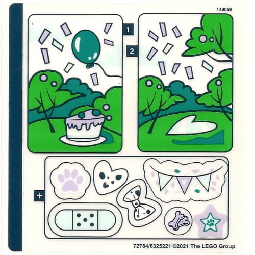 Sticker Sheet for Set 41663-1