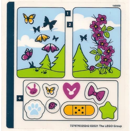 Sticker Sheet for Set 41666-1