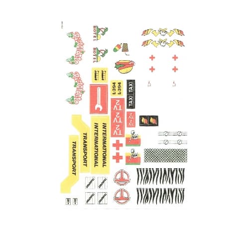 Sticker Sheet for Set 260-1