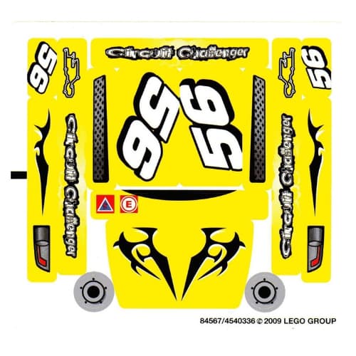 Sticker Sheet for Set 8183-1