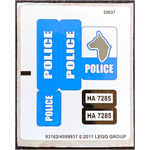 Sticker Sheet for Set 7285-1