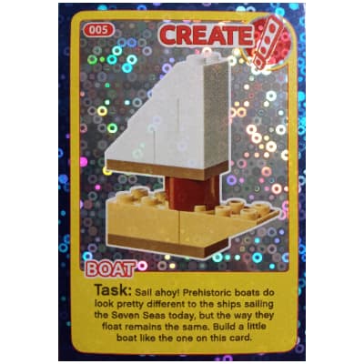 Trading Card, Create the World Incredible Inventions - Boat (foil)