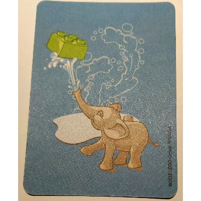 Game Card, Duplo Memory Game - Elephant