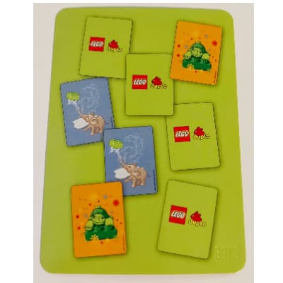Game Card, Duplo Memory Game - Title Card