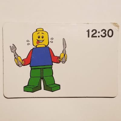 Activity Card, Time-Teaching 24-Hour Clock 12:30