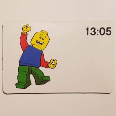 Activity Card, Time-Teaching 24-Hour Clock 13:05