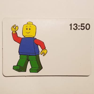 Activity Card, Time-Teaching 24-Hour Clock 13:50