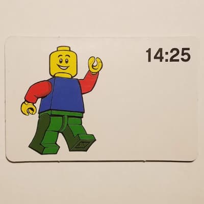 Activity Card, Time-Teaching 24-Hour Clock 14:25