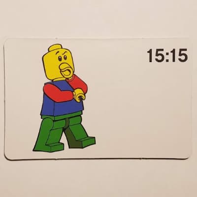 Activity Card, Time-Teaching 24-Hour Clock 15:15