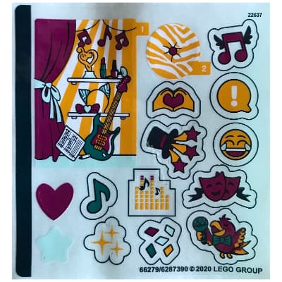 Sticker Sheet for Set 41400-1