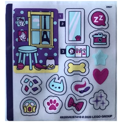 Sticker Sheet for Set 41404-1