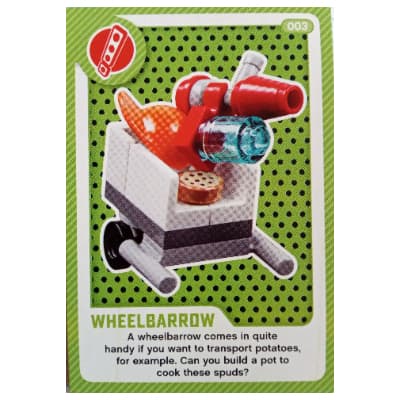 Trading Card, Create the World Living Amazingly - Wheelbarrow