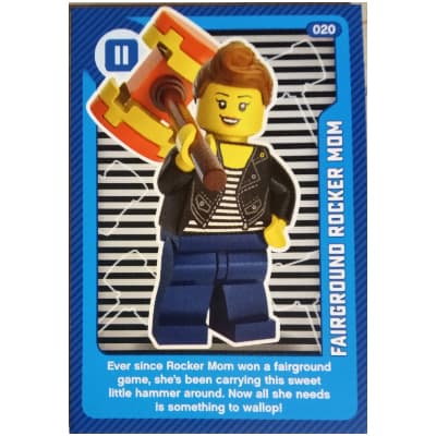 Trading Card, Create the World Living Amazingly - Fairground Rocker Mum