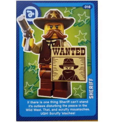 Trading Card, Create the World Living Amazingly - Sheriff