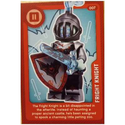 Trading Card, Create the World Living Amazingly - Fright Knight