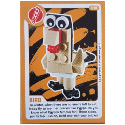 Trading Card, Create the World Living Amazingly - Bird