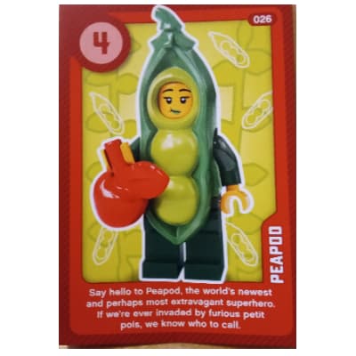 Trading Card, Create the World Living Amazingly - Peapod