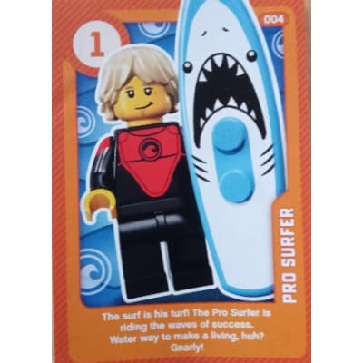 Trading Card, Create the World Living Amazingly - Pro Surfer