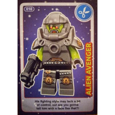 Trading Card, Create the World - Alien Avenger