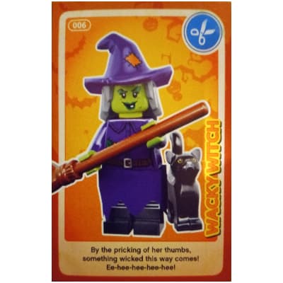 Trading Card, Create the World - Wacky Witch