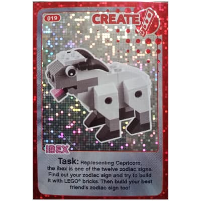 Trading Card, Create the World - Ibex (foil)